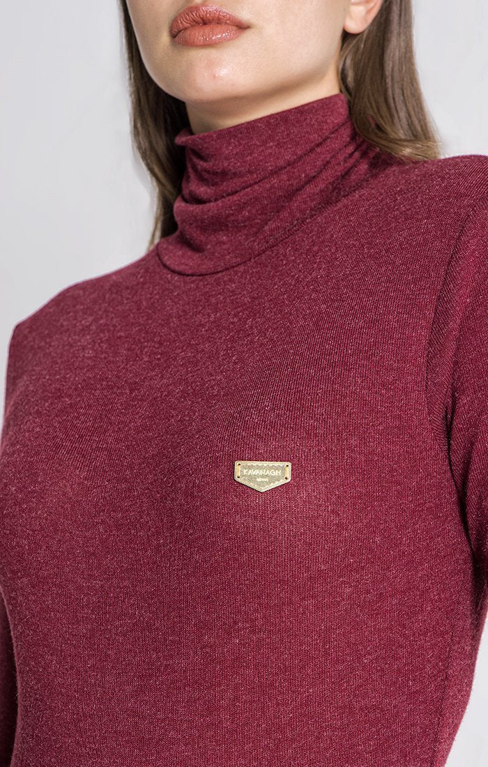BURGUNDY GK CORE TURTLENECK - Drakkar shop