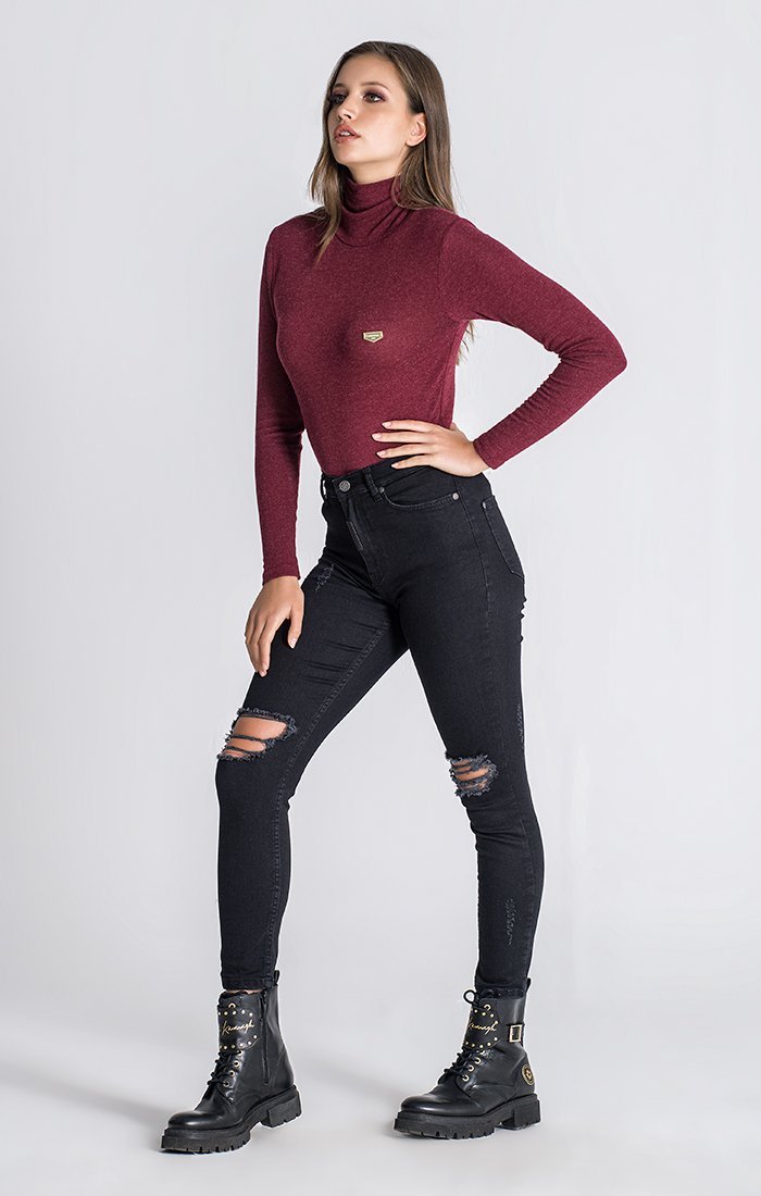 BURGUNDY GK CORE TURTLENECK - Drakkar shop