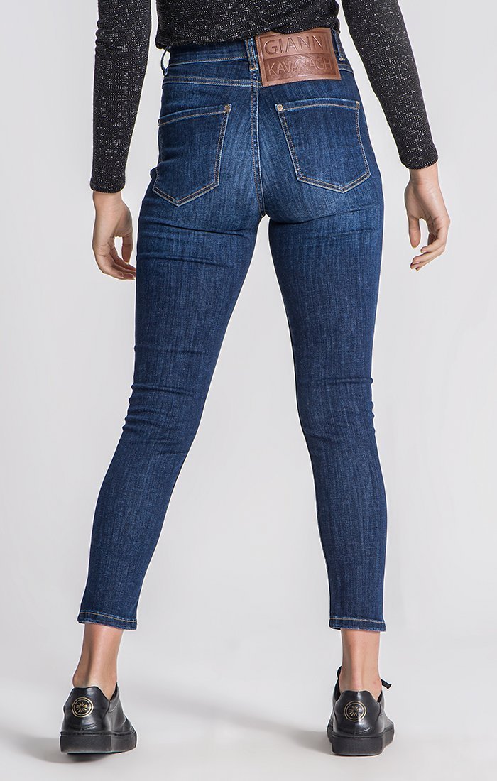 DARK BLUE CORE SKINNY JEANS - Drakkar shop