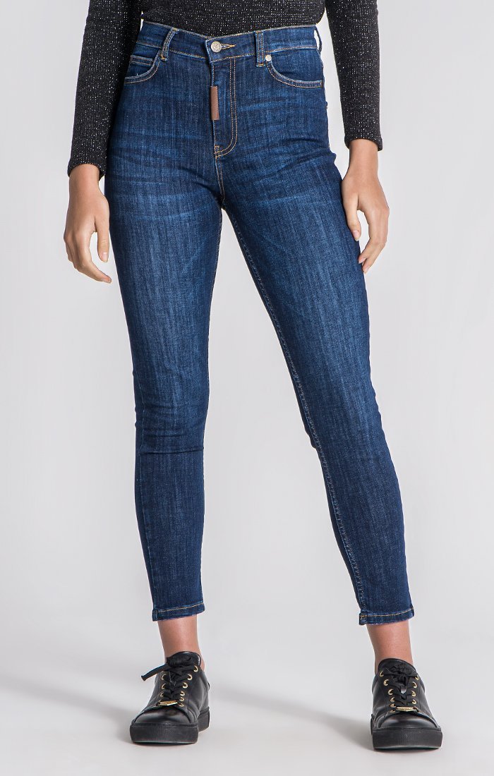 DARK BLUE CORE SKINNY JEANS - Drakkar shop
