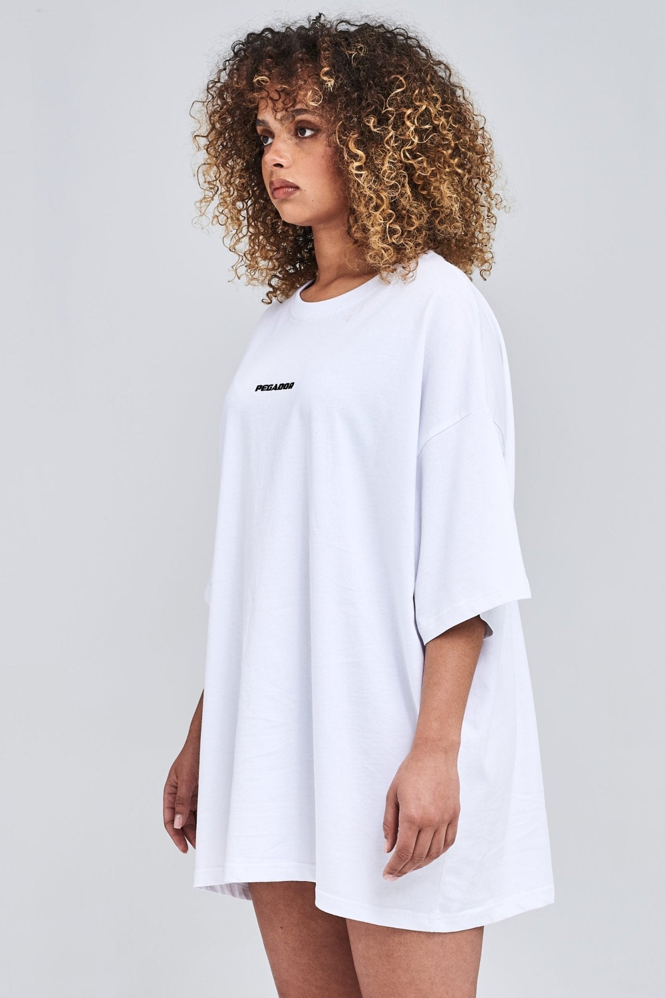 GOLDEN GATE LOGO SKIRT TEE WHITE - Drakkar shop