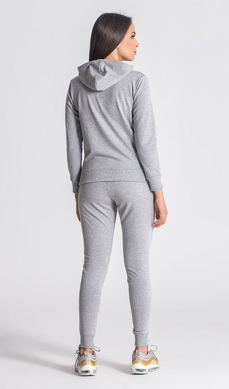 Grey Melange Core Hoodie Jacket - Drakkar shop