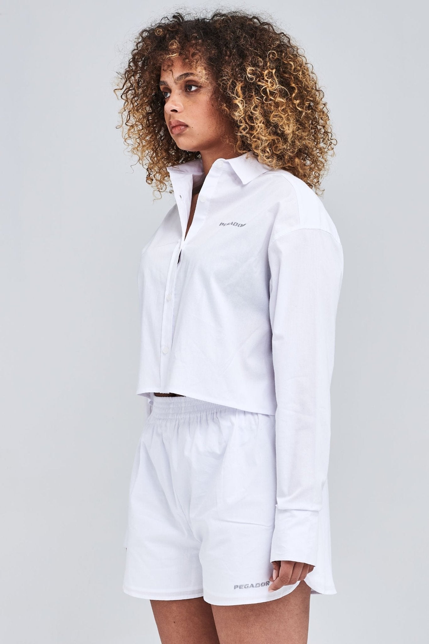 HOLIDAY CROPPED SHIRT WHITE(SHIRT) - Drakkar shop