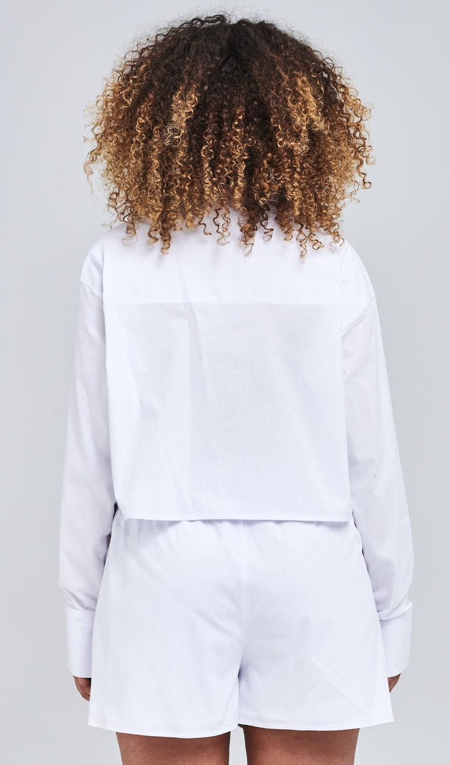 HOLIDAY CROPPED SHIRT WHITE(SHIRT) - Drakkar shop