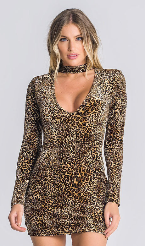 Leopard Dress - Drakkar shop