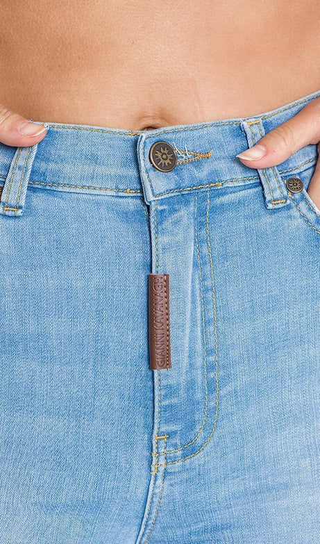 LIGHT BLUE CORE RIPPED JEANS - Drakkar shop