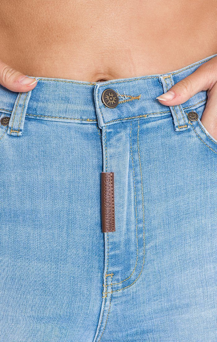 LIGHT BLUE CORE RIPPED JEANS - Drakkar shop