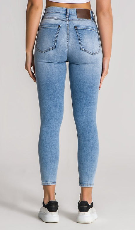Light Blue Ripped Jeans - Drakkar shop