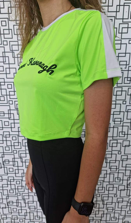 Neon Green Cropped Tee - Drakkar shop