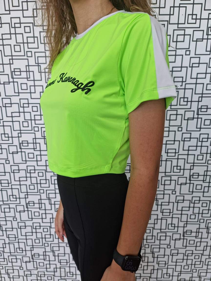 Neon Green Cropped Tee - Drakkar shop