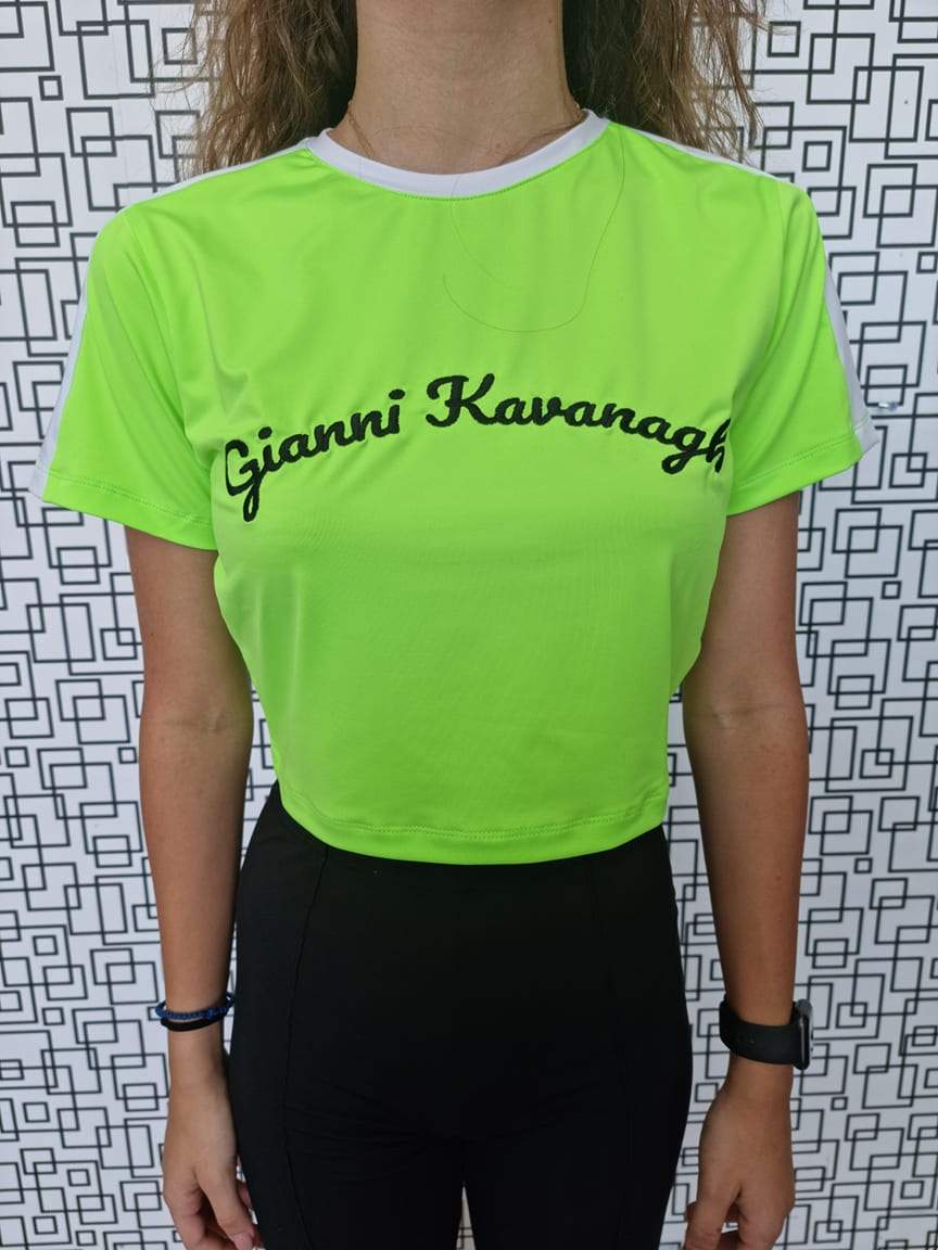 Neon Green Cropped Tee - Drakkar shop