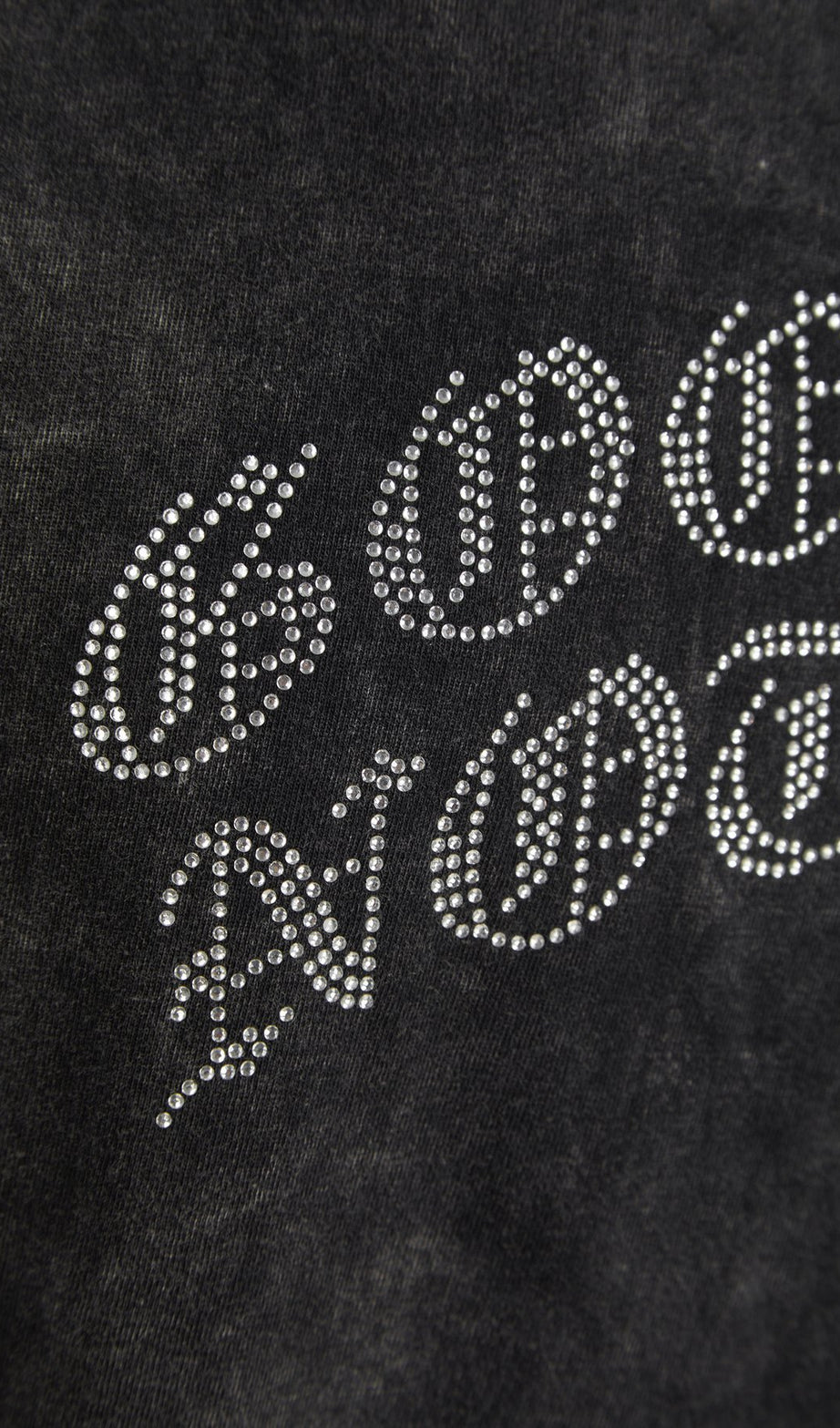 OVERSIZED RHINESTONE ACID WASH T-SHIRT - Drakkar shop