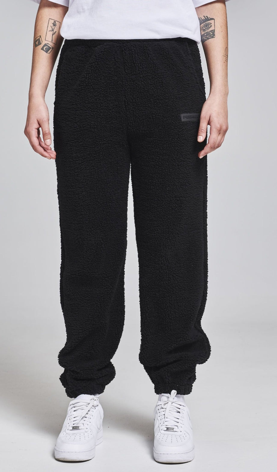 PINE TEDDY PANTS BLACK - Drakkar shop