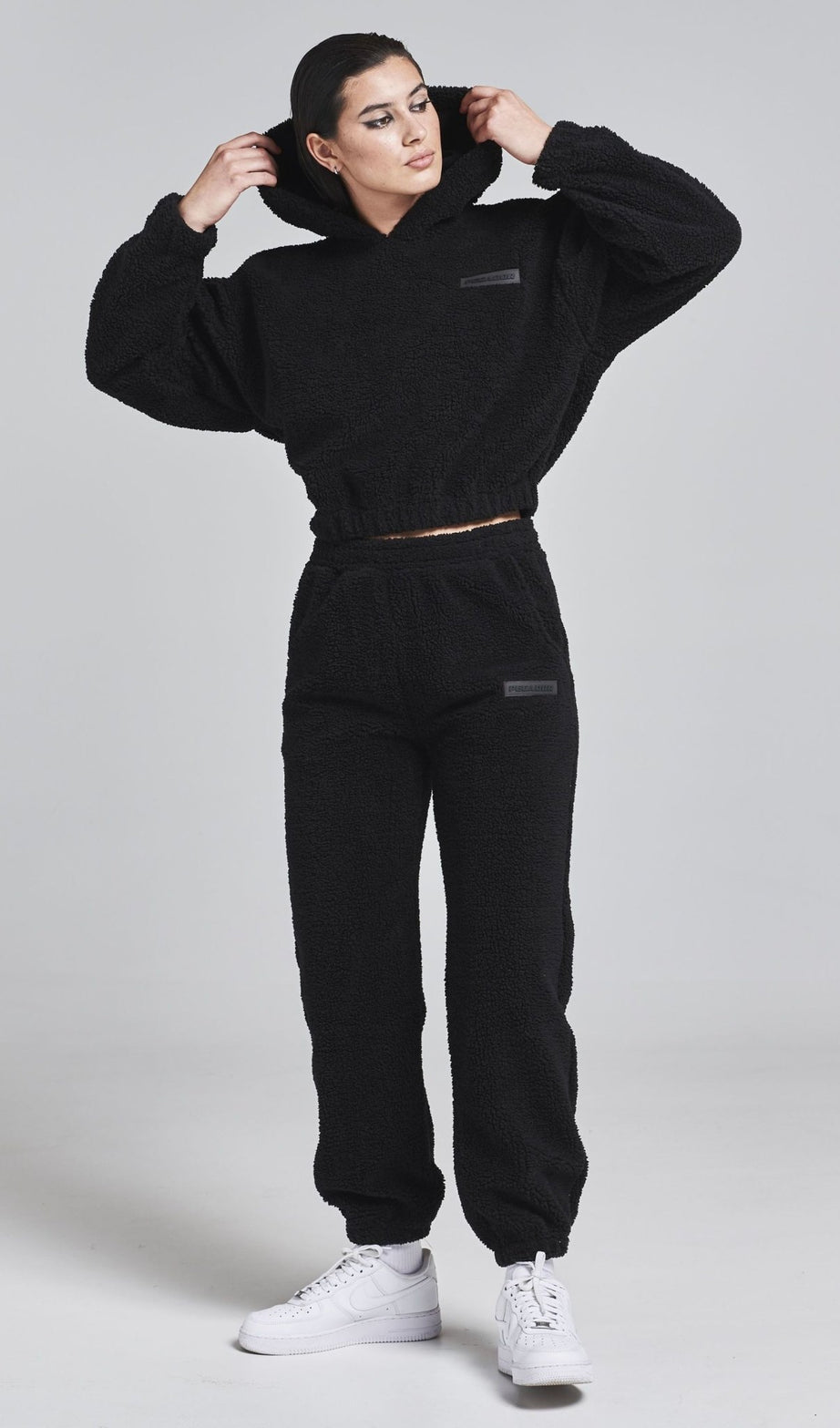 PINE TEDDY PANTS BLACK - Drakkar shop