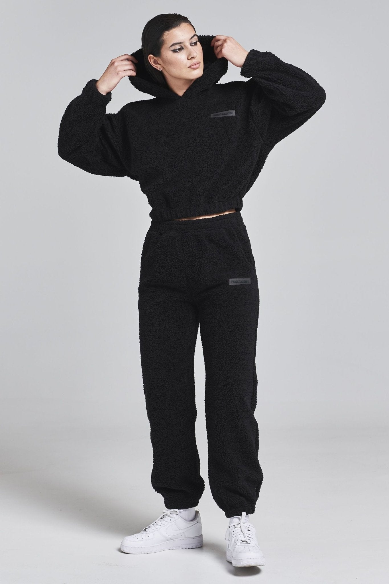 PINE TEDDY PANTS BLACK - Drakkar shop