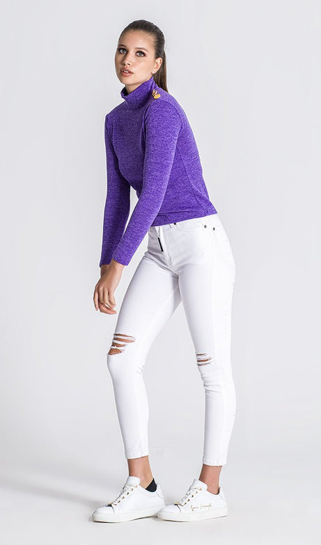 PURPLE CONSTELLATION TURTLENECK - Drakkar shop