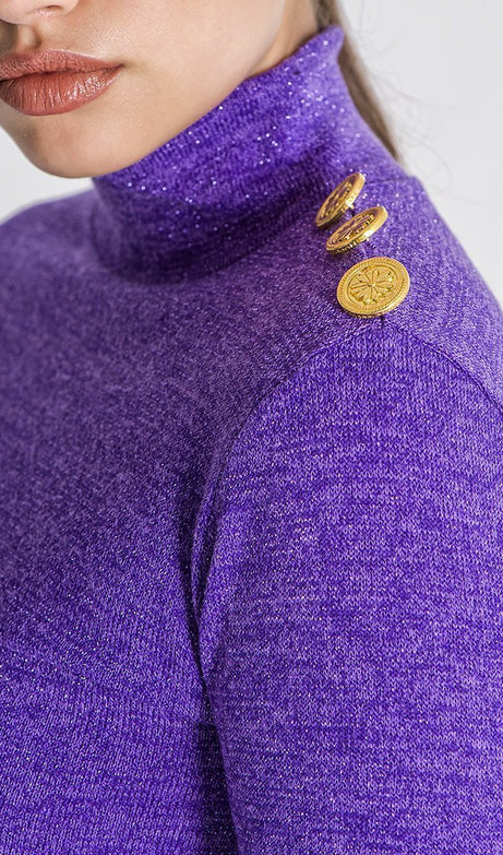 PURPLE CONSTELLATION TURTLENECK - Drakkar shop
