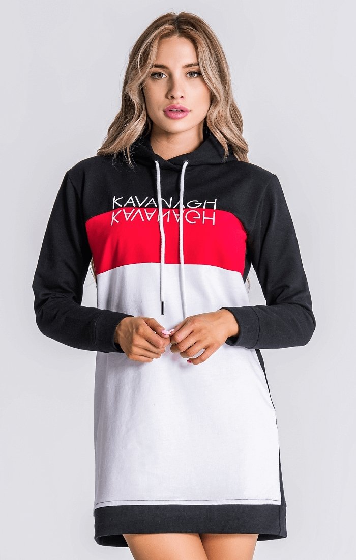 Racer Block Hoodie Dress - Drakkar shop