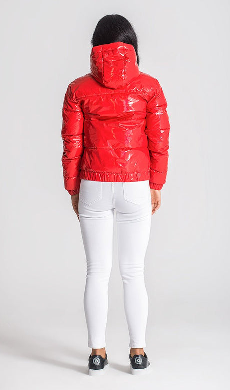 RED ETNA PUFFER JACKET - Drakkar shop