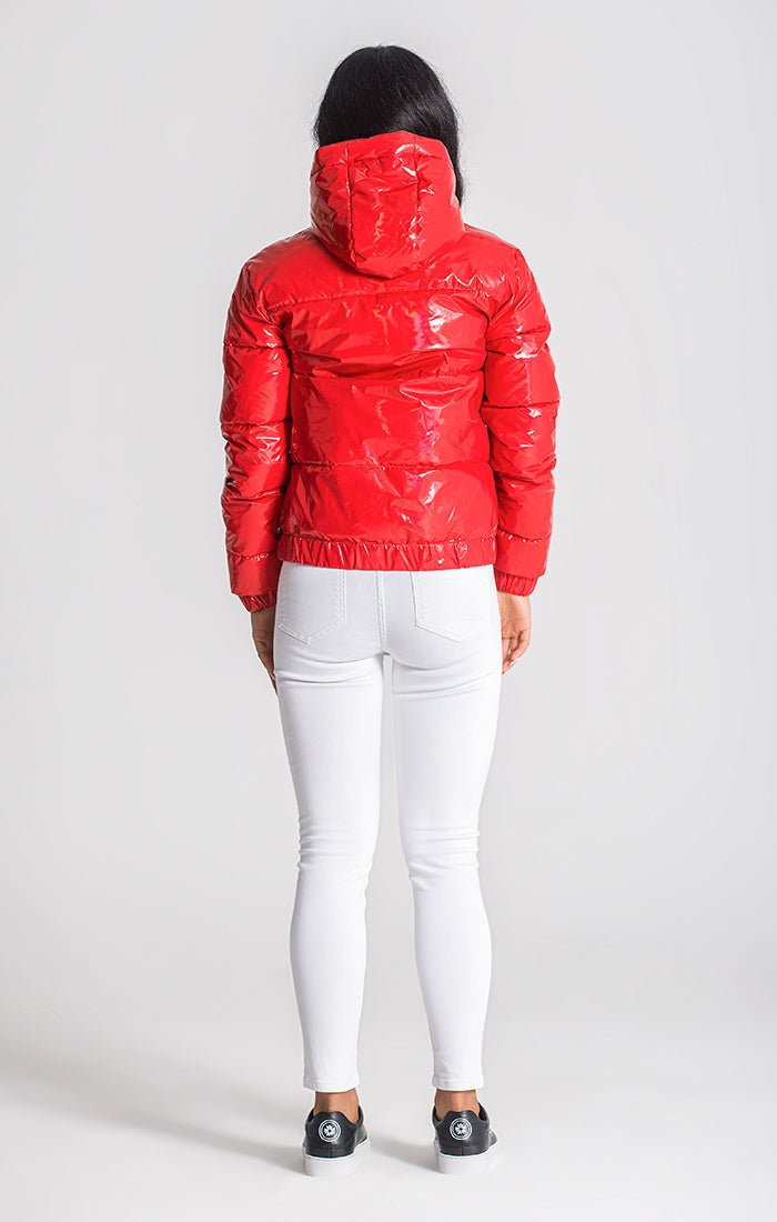 RED ETNA PUFFER JACKET - Drakkar shop