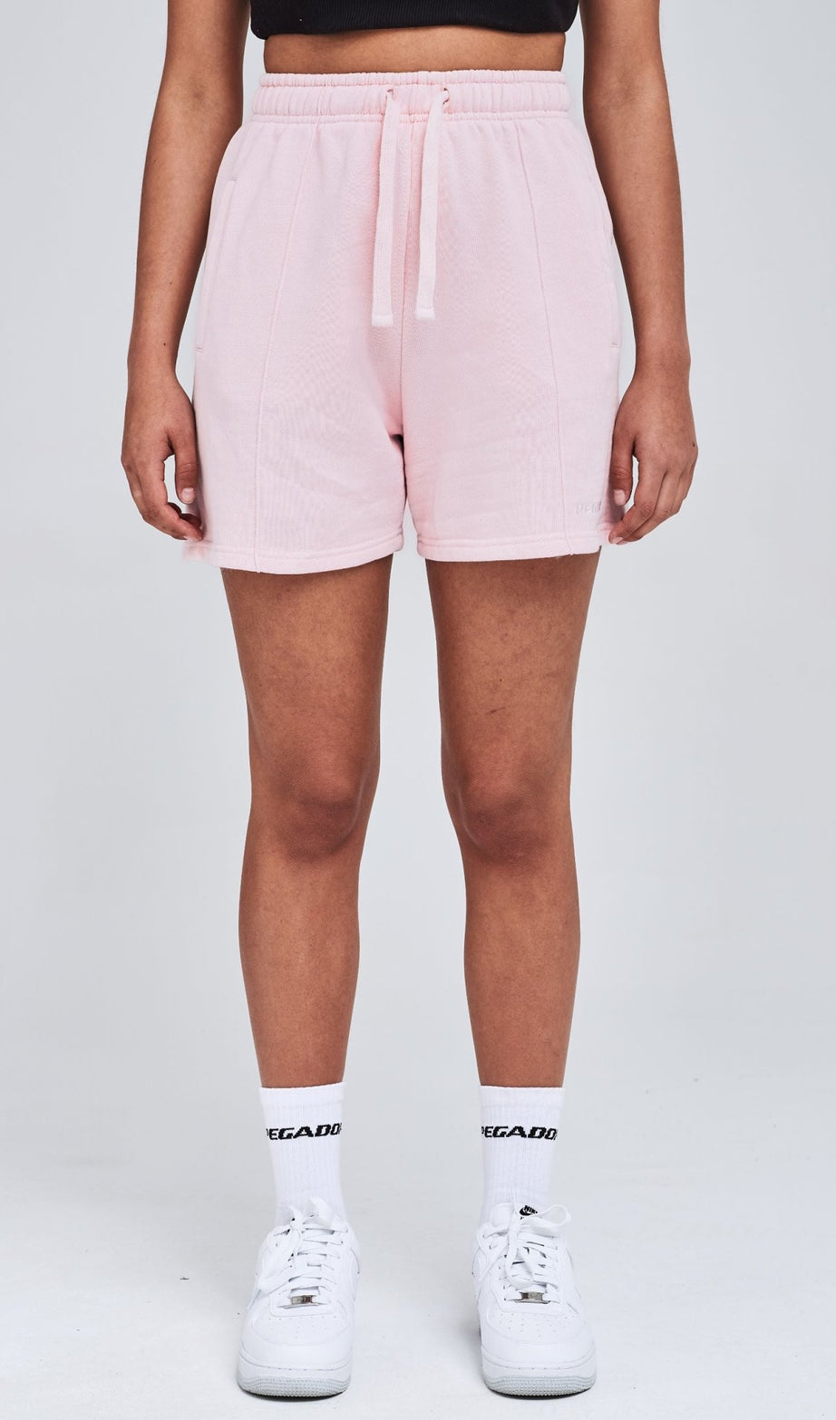 SULLY HIGH WAISTED SHORT WASHED FLAMINGO - Drakkar shop