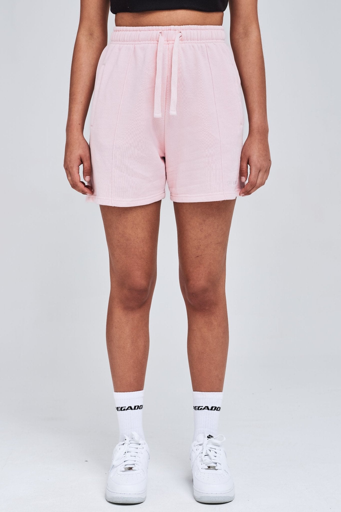 SULLY HIGH WAISTED SHORT WASHED FLAMINGO - Drakkar shop