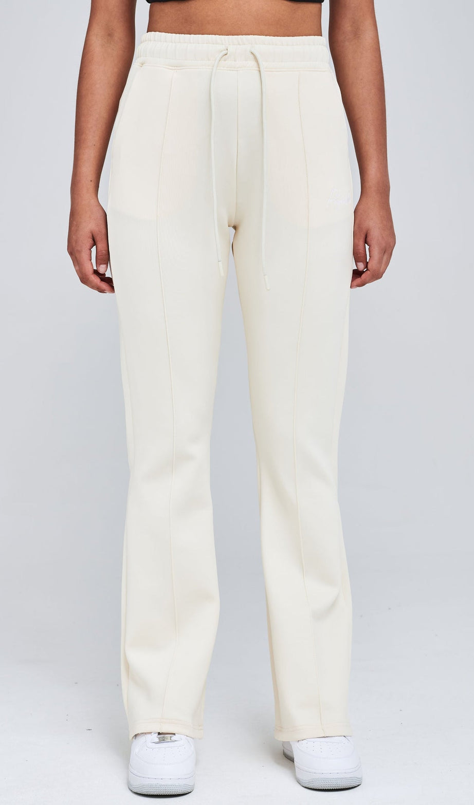 VALIA FLARED TRACK PANTS HONEY - Drakkar shop