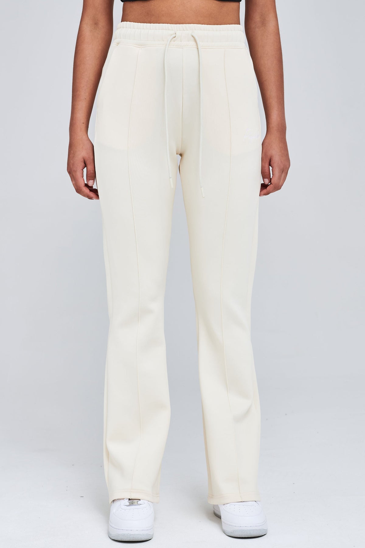 VALIA FLARED TRACK PANTS HONEY - Drakkar shop