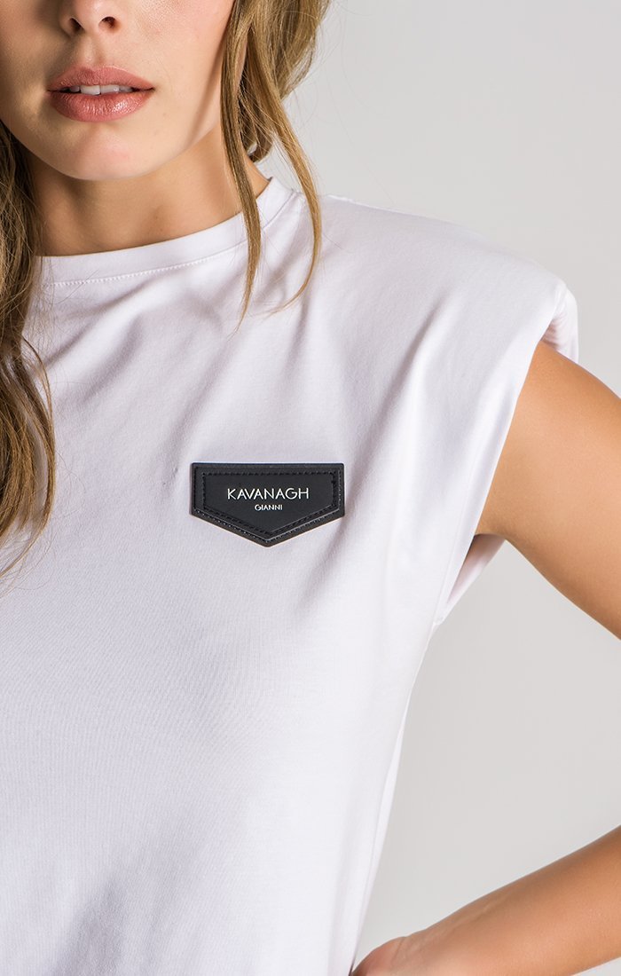 WHITE CORE BOXY TEE - Drakkar shop