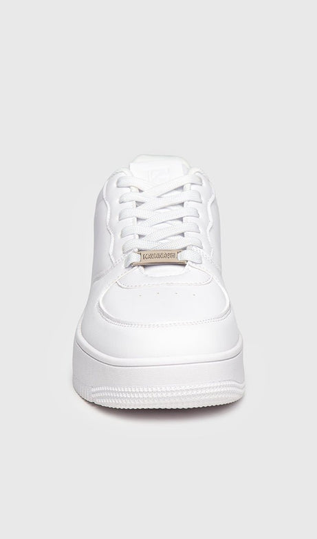 WHITE NEOCLASSIC SNEAKERS - Drakkar shop