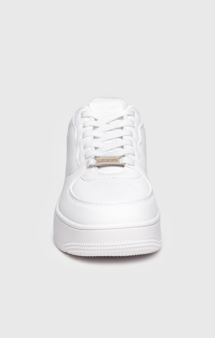 WHITE NEOCLASSIC SNEAKERS - Drakkar shop
