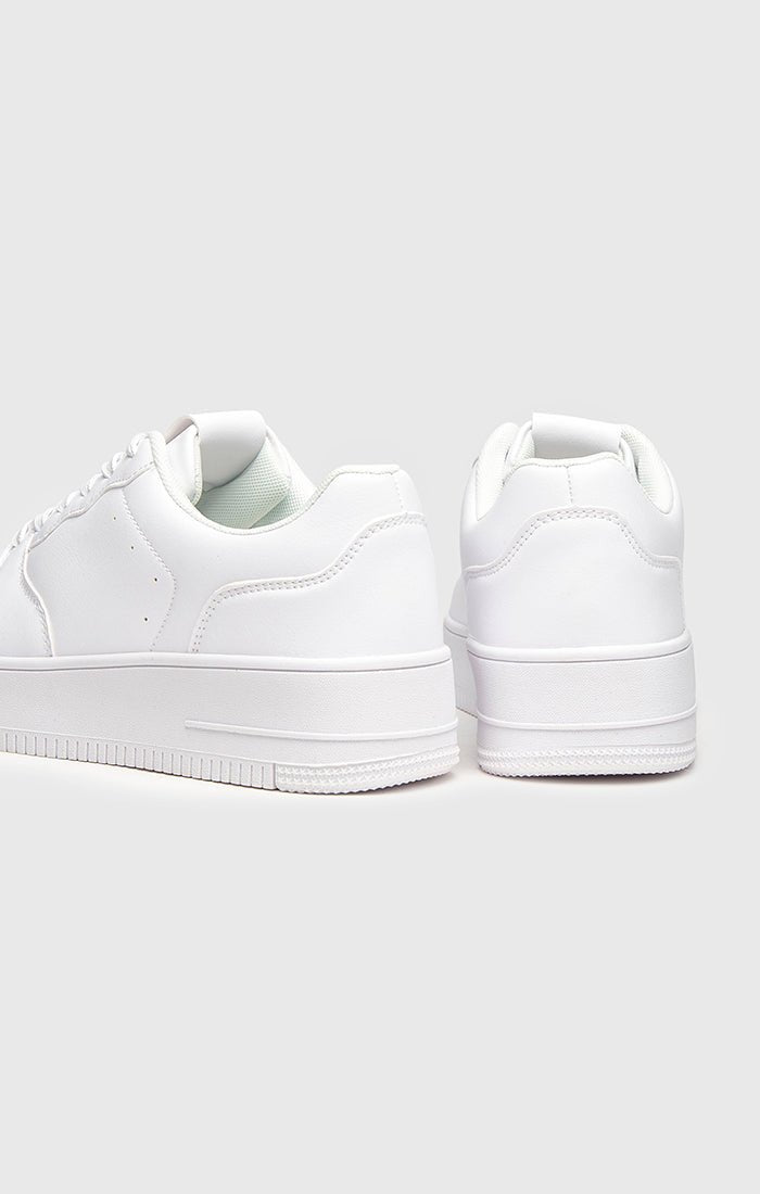 WHITE NEOCLASSIC SNEAKERS - Drakkar shop