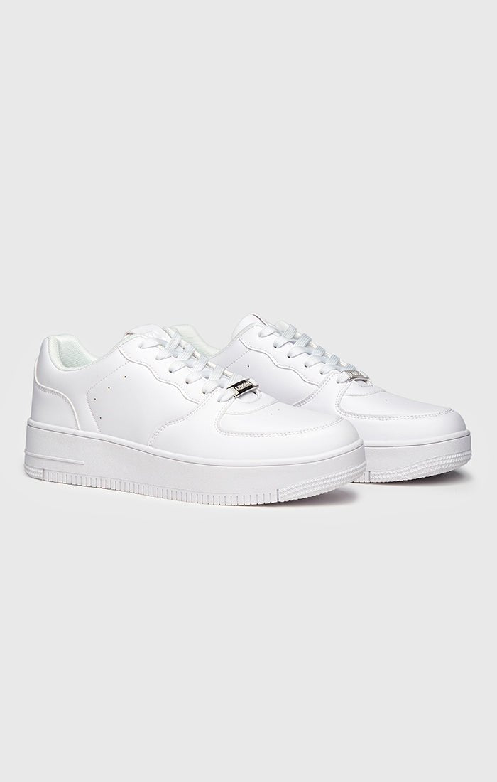WHITE NEOCLASSIC SNEAKERS - Drakkar shop