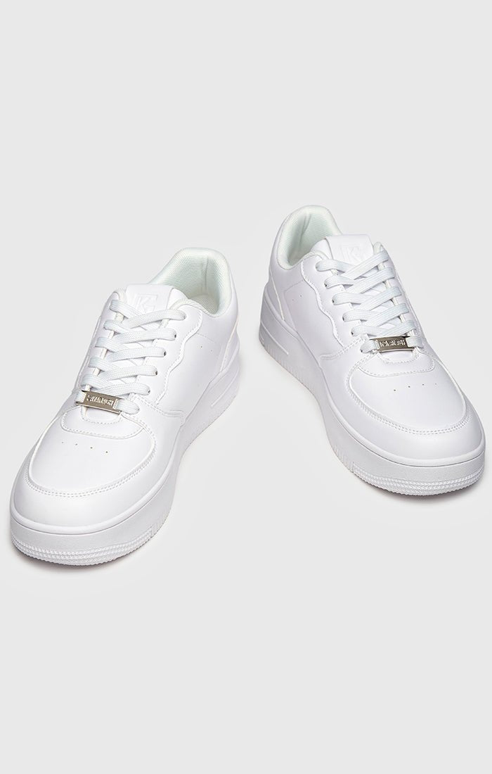 WHITE NEOCLASSIC SNEAKERS - Drakkar shop