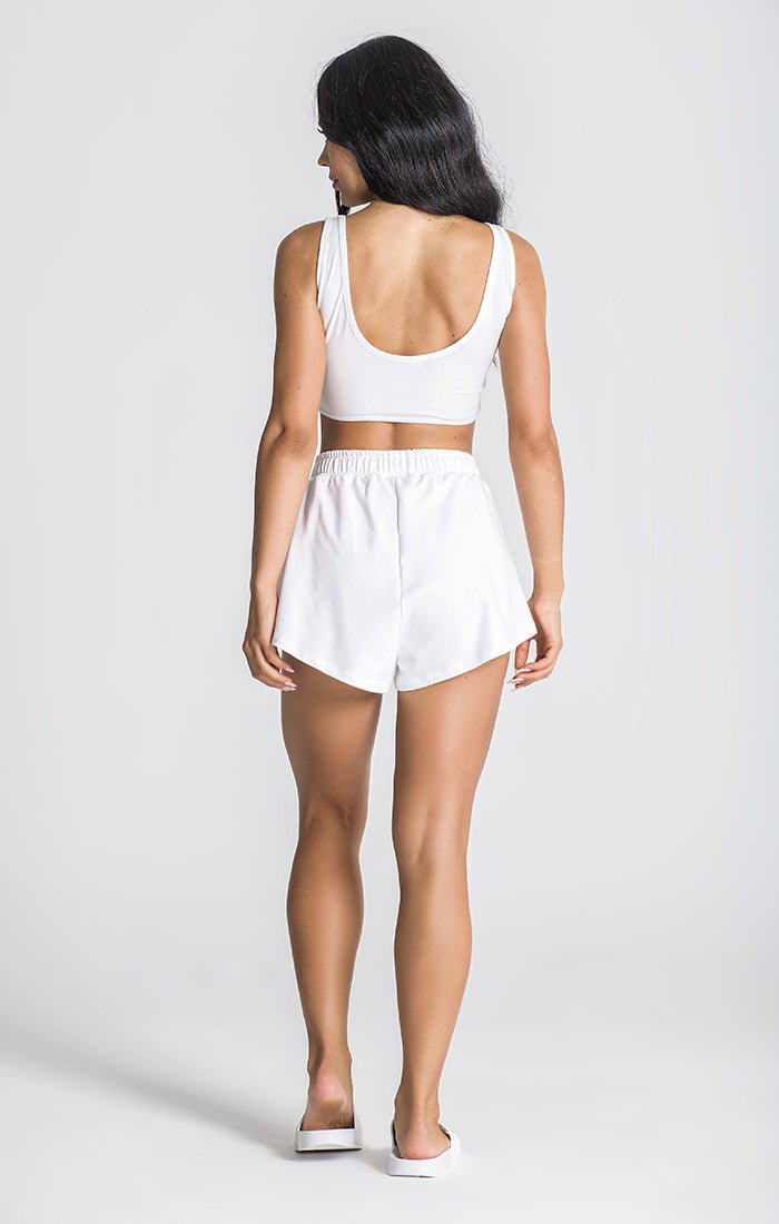 WHITE PALMS CROP TOP - Drakkar shop