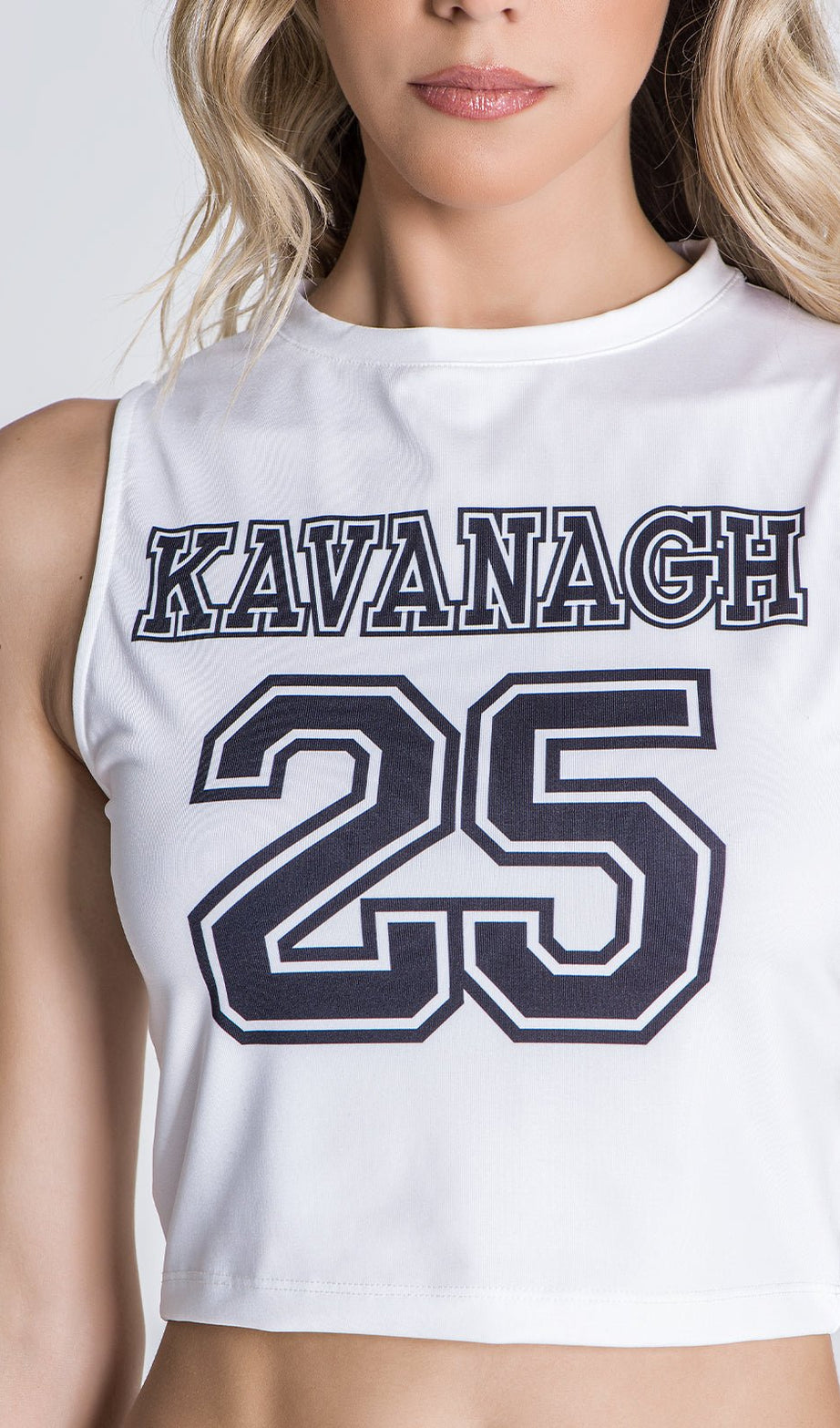 WHITE THE LEAGUE CROP TOP - Drakkar shop