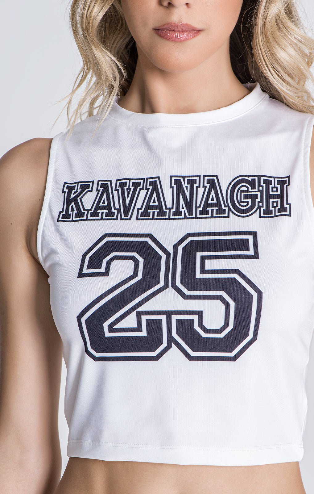 WHITE THE LEAGUE CROP TOP - Drakkar shop