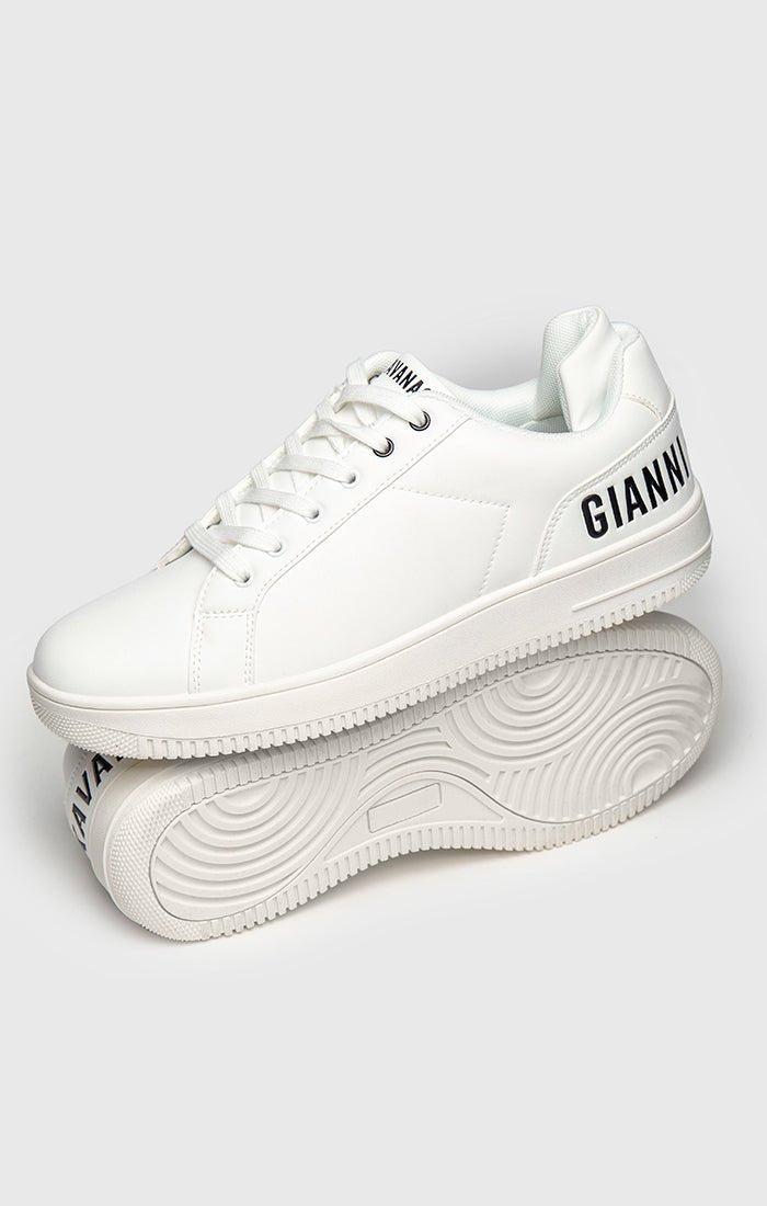 WHITE YIN-YANG SNEAKERS - Drakkar shop