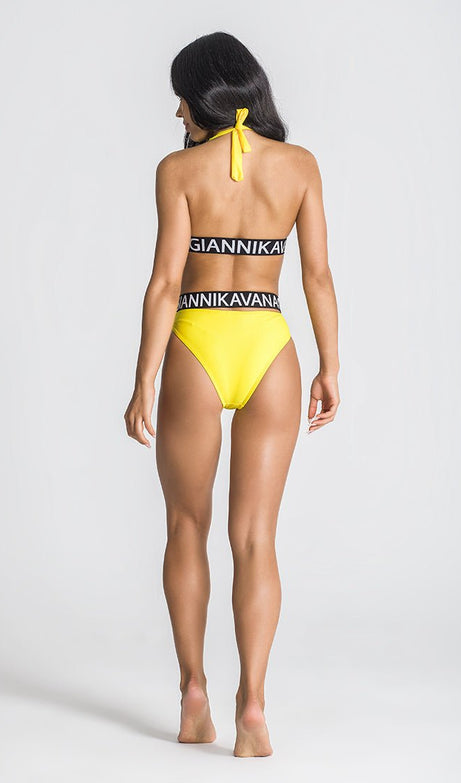 YELLOW TYPO BIKINI - Drakkar shop